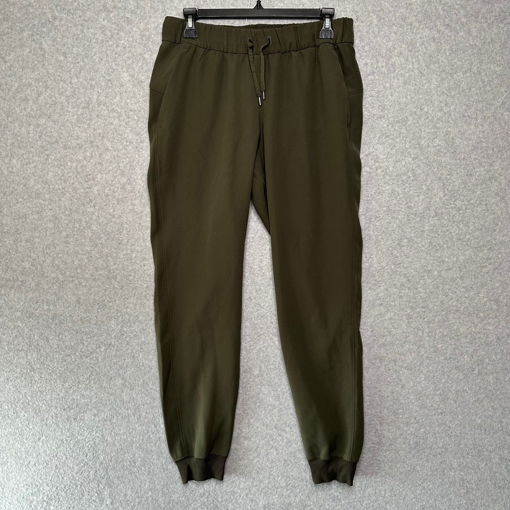 Lululemon On the Fly Jogger 28 Dark Olive Luxtreme Pants LW5BZDS Size 9